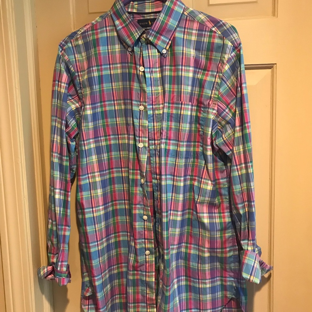 Ralph Lauren Colorful Plaid Men's Shirt